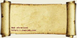 Jasmina Isidorović vizit kartica